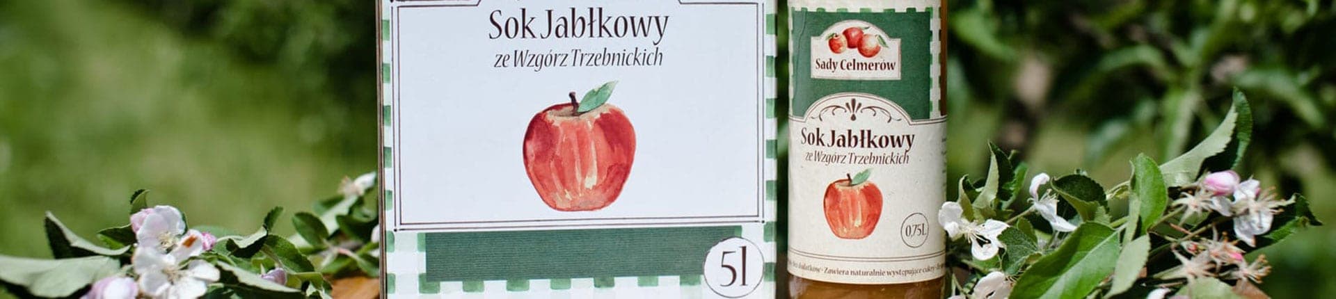 Naturalne soki jabłkowe z Sadów Celmerów